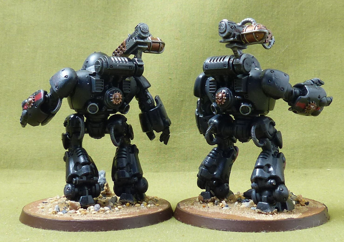 Kastelan Robots painted - Adeptas Mechanicus - Warhammer 40k #3M4
