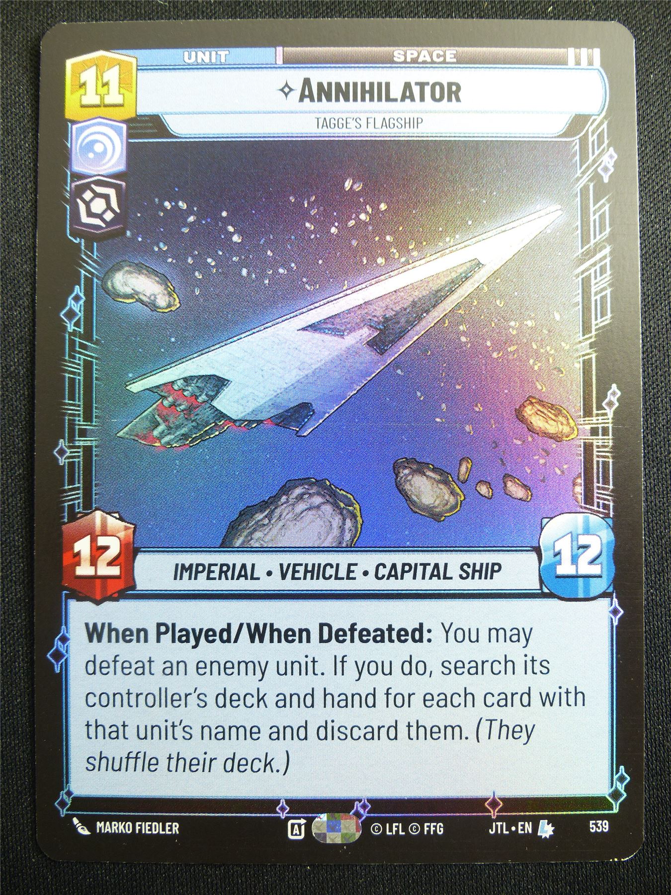 Annihilator 539 Foil - Star Wars Unlimited Card #4GI