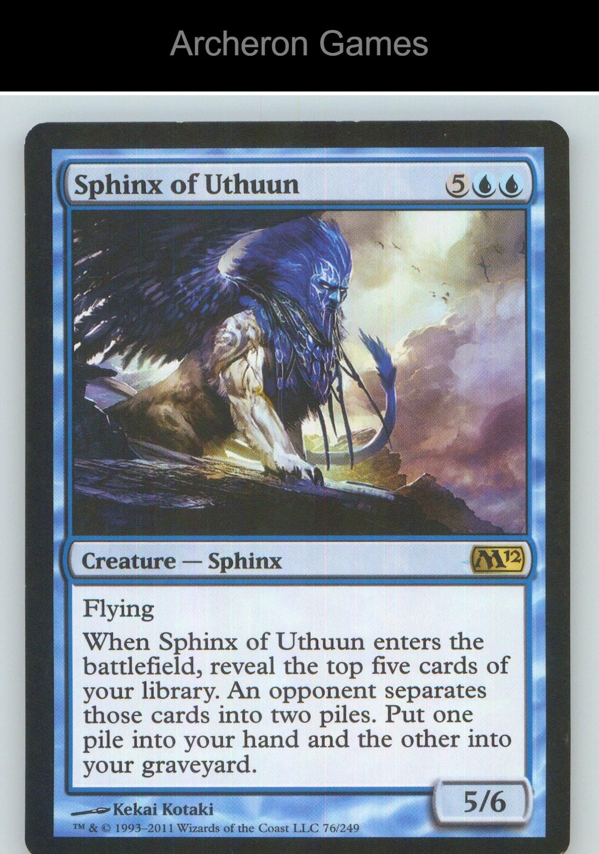 Sphinx of Uthuun M12 76 R MTG Card NM/EX+