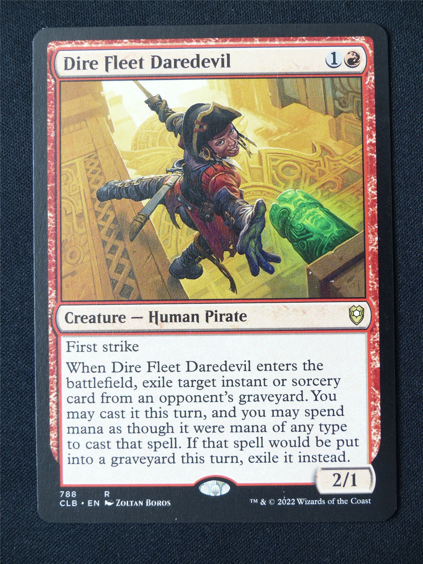 Dire Fleet Daredevil - CLB - Mtg Card #ND