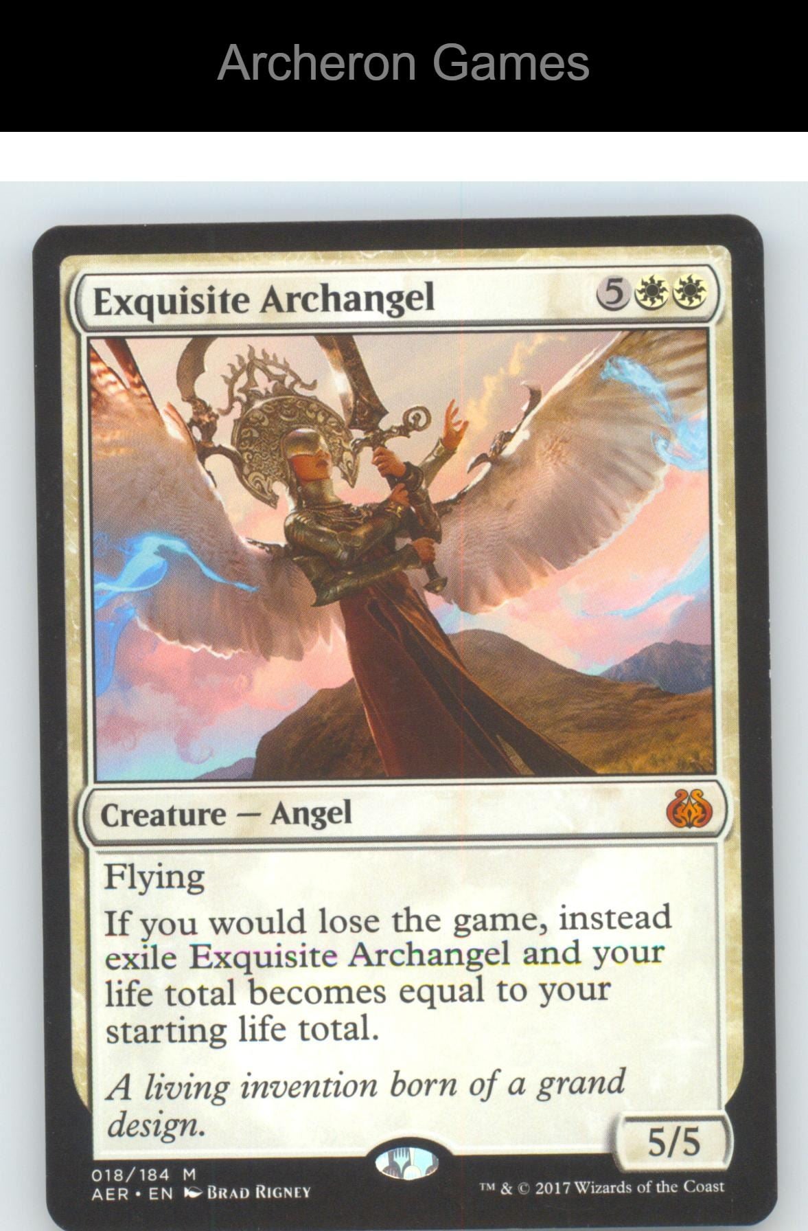 Exquisite Archangel AER 18 Mythic MTG Card Aether Revolt