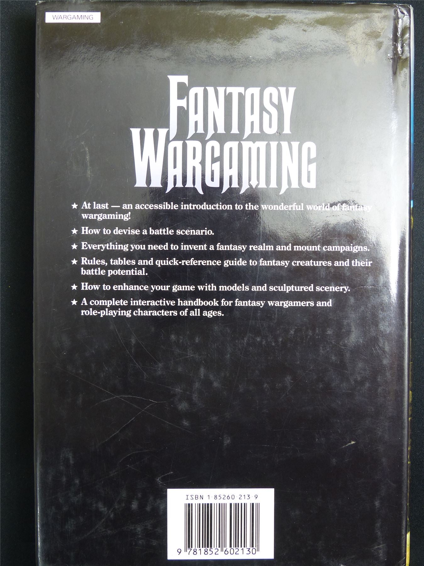 Fantasy Wargaming: Games With Magic & Monsters - Roleplay Novel Hardback #B2