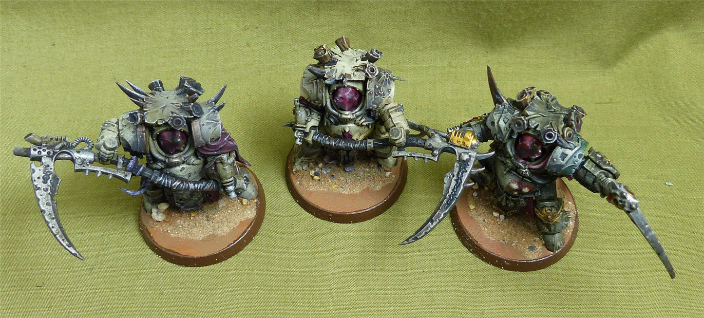 Deathshroud Terminators painted - Death Guard - Warhammer 40K #52C