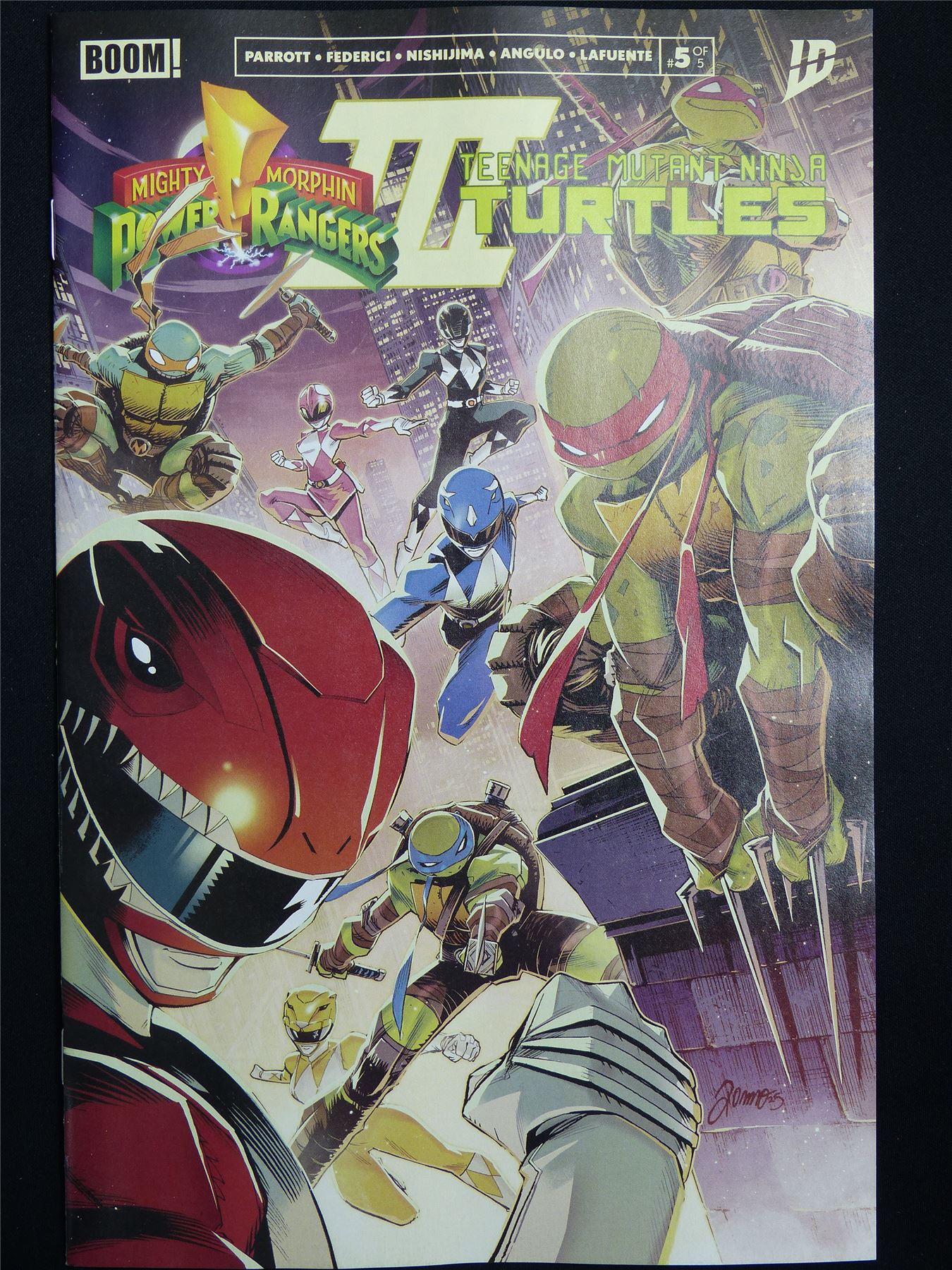 Mighty Morphin POWER Rangers/Teenage Mutant Ninja Turtles III #5 - Mar 2026 Boom! ID Comic #41Y