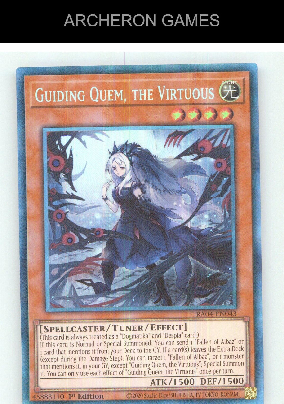 Guiding Quem, the Virtuous (PCR) YUGIOH Card 1st Edition