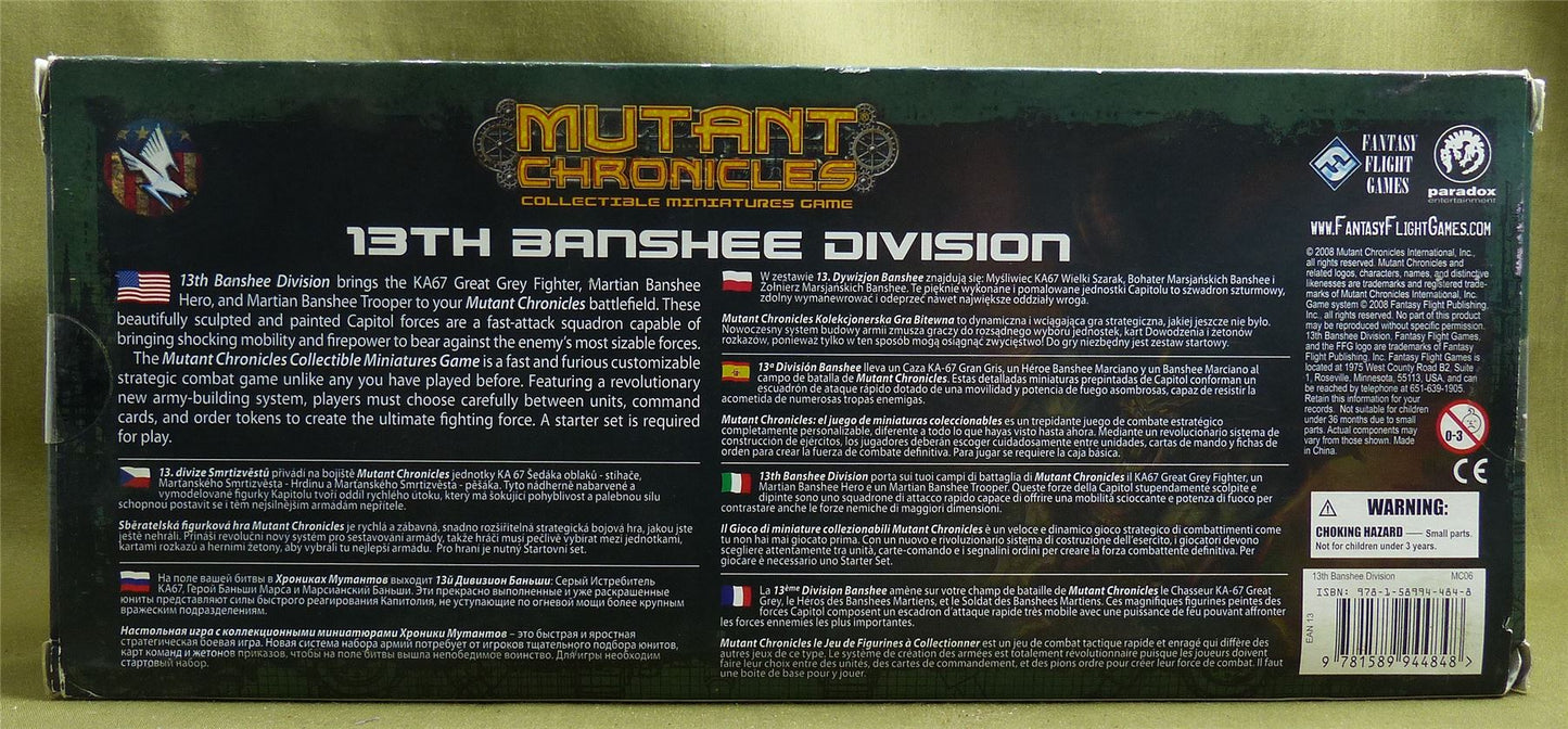 13th Banshee Division Box set - Mutant Chornicles Miniatures #D6