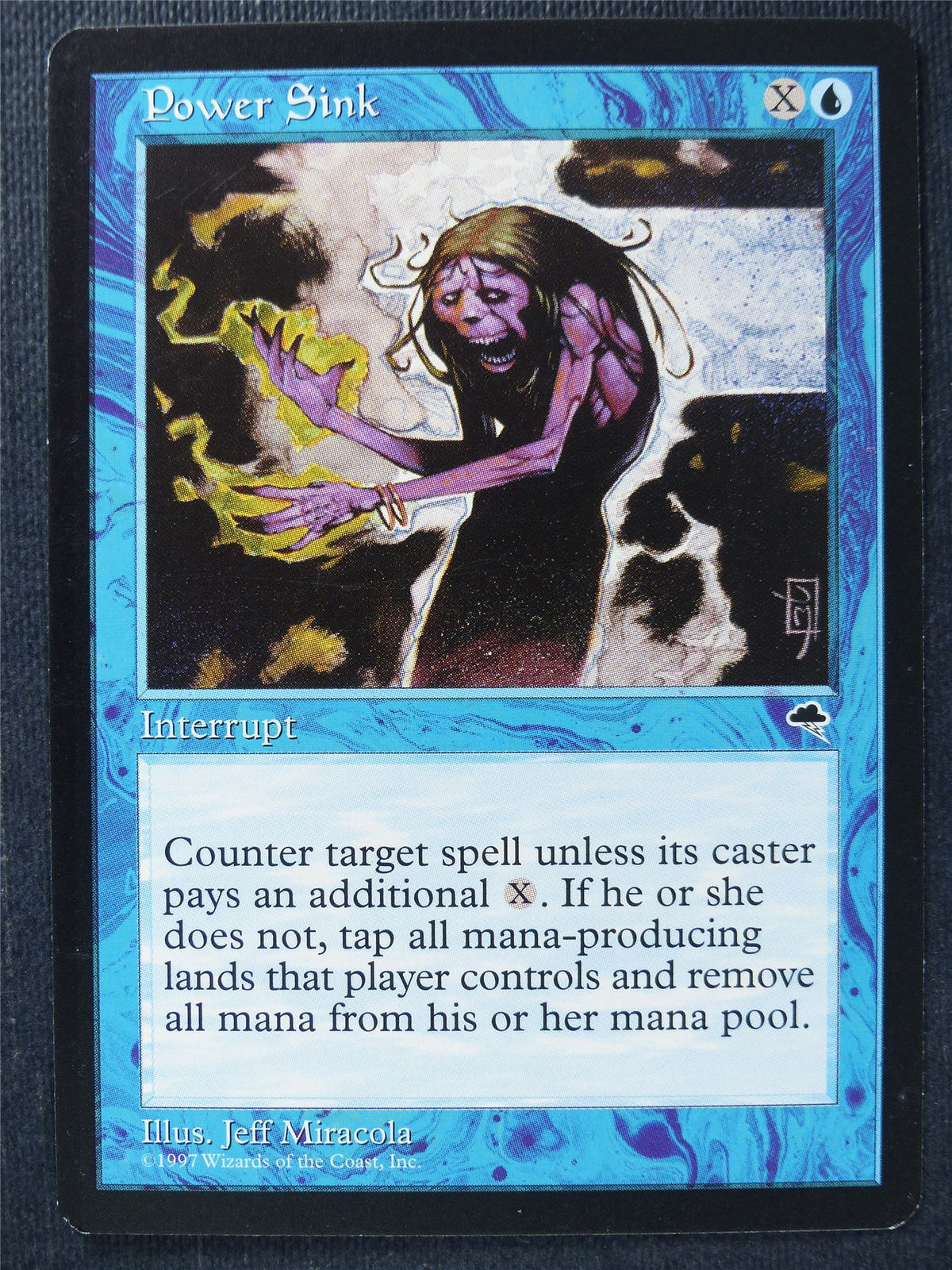 Power Sink - Mirage - Mtg Magic Card #XC