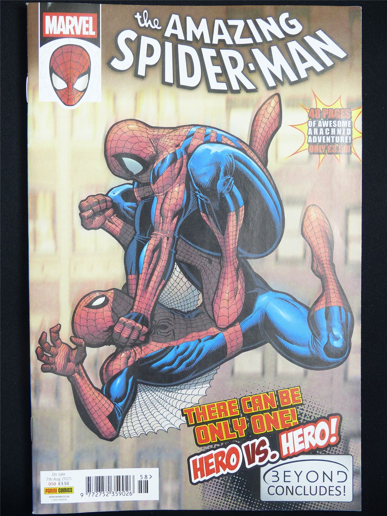 The Amazing SPIDER-MAN: Hero vs Hero - Marvel Comic #312