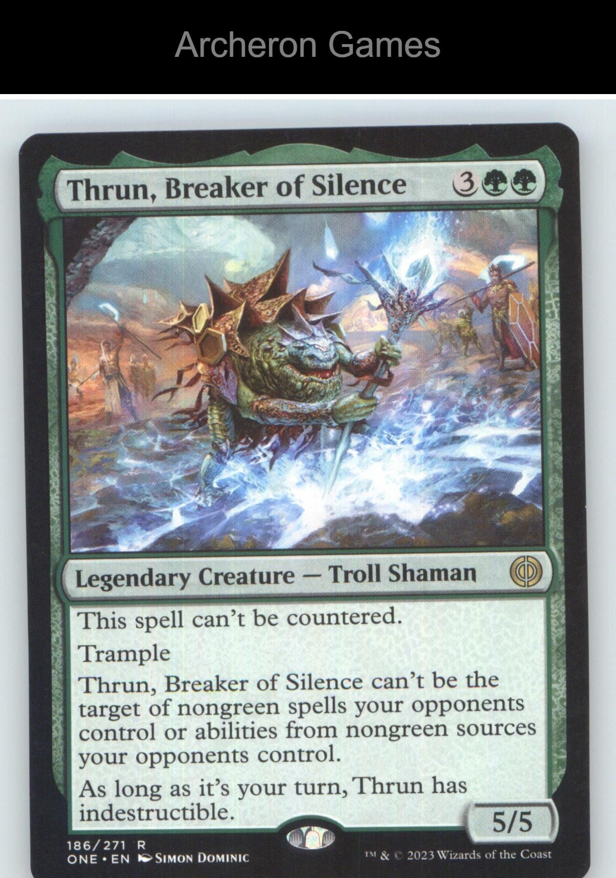 Thrun, Breaker of Silence ONE 186 R MTG Card NM/EX+