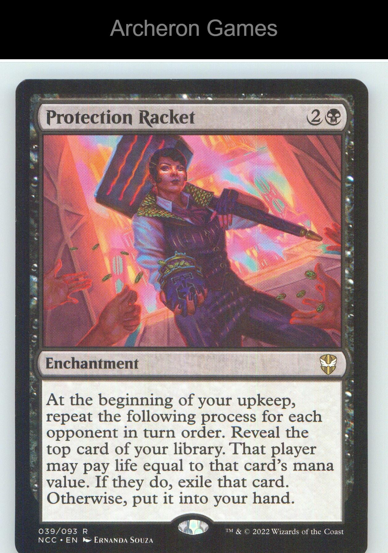 Protection Racket NCC 39 R MTG Card NM/EX+