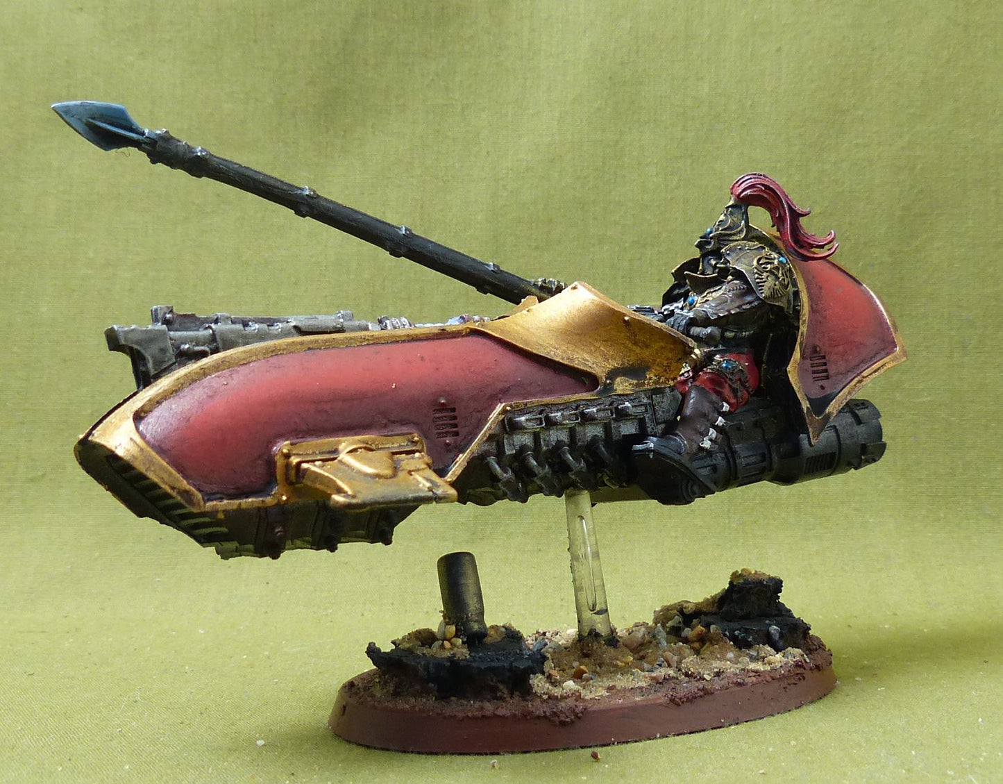 Legio Custodes Gyrfalcon Pattern Jetbike painted - Adeptus Custodes - Warhammer 40K #30E