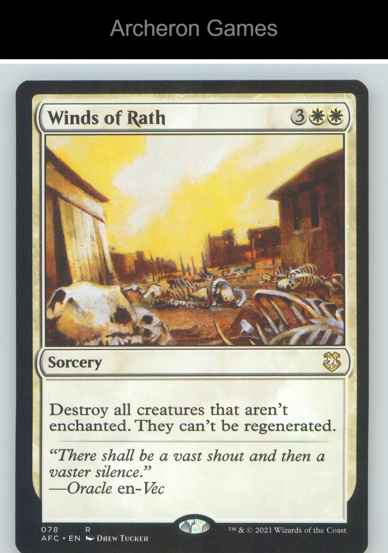 Winds of Rath AFC 78 R MTG Card NM/EX+