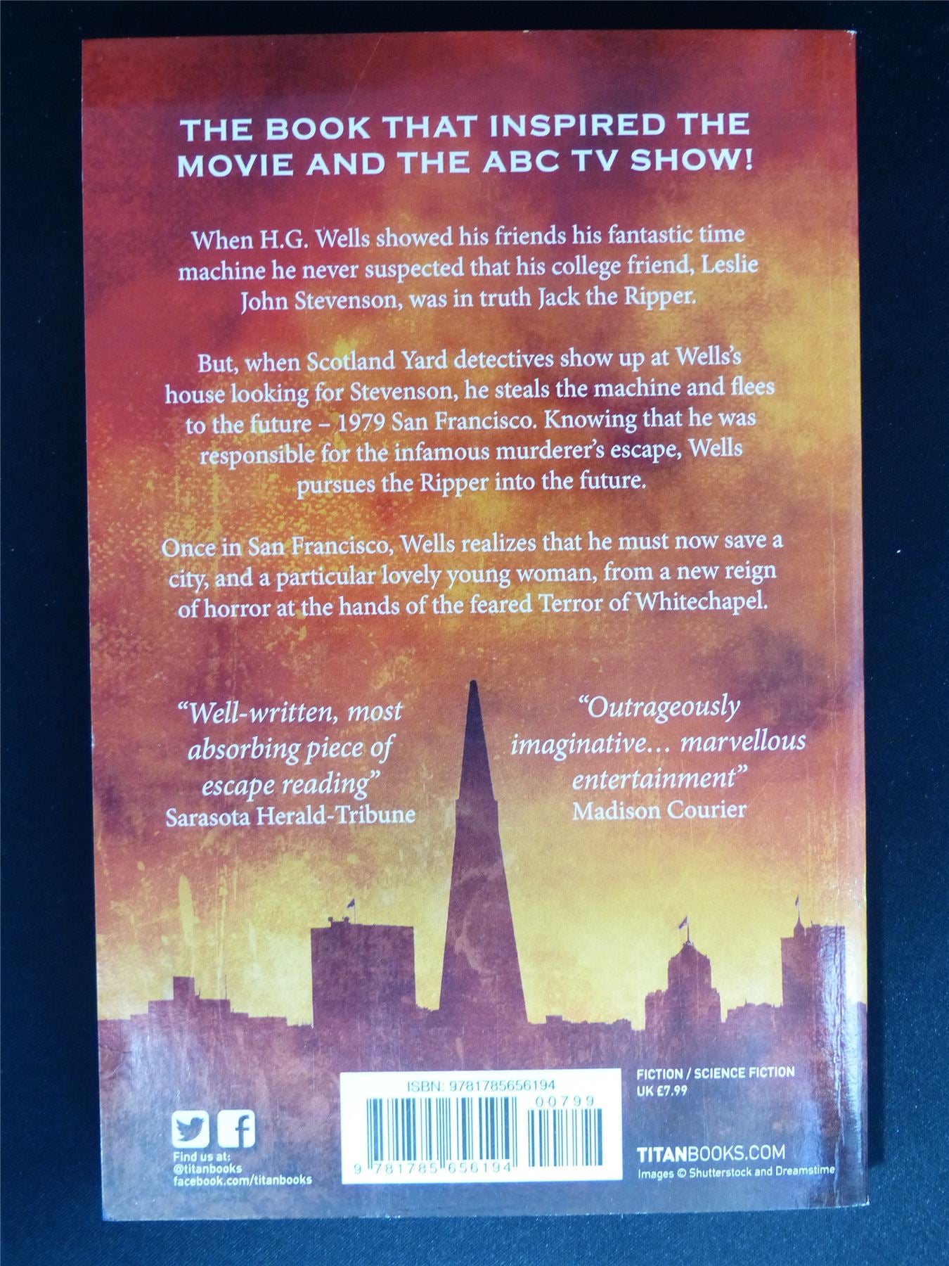 Time After Time - Titan Novel Softback #OZ
