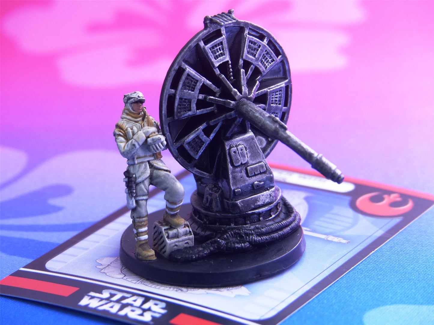 Hoth Trooper with Atgar Cannon 43/60 - Star Wars Miniatures Game #58C