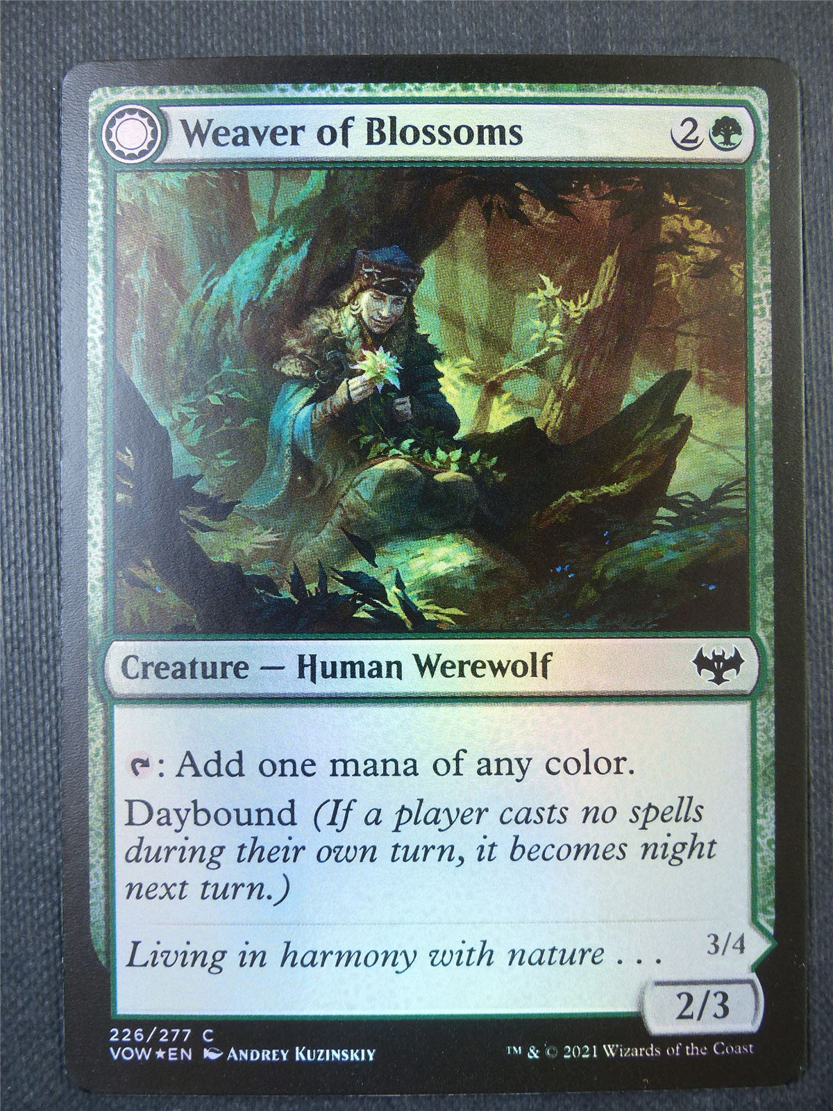 Weaver of Blossoms Foil - Mtg Card #99M