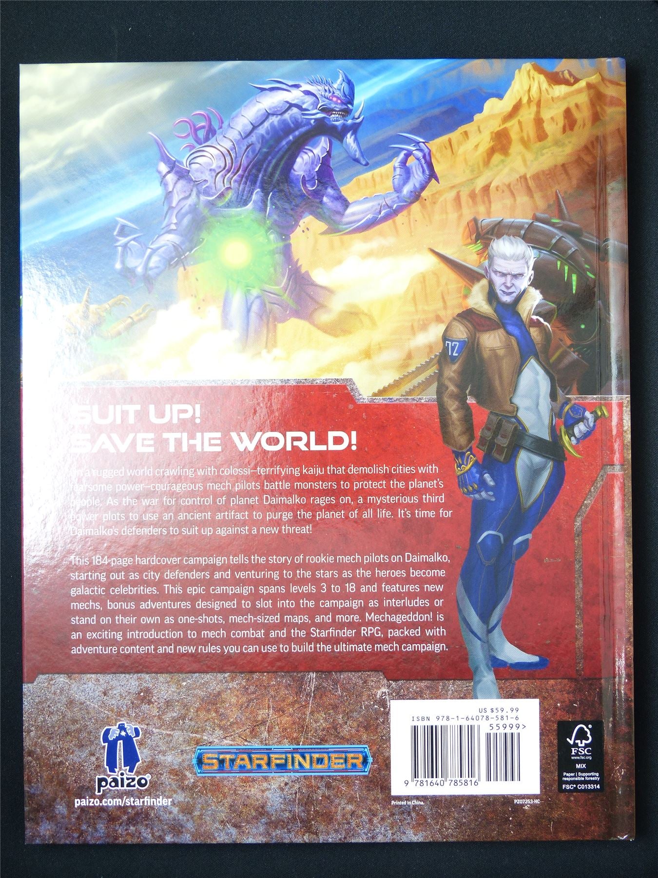 Starfinder: Mechageddon! Adventure Path - Roleplay Book Hardback #17O