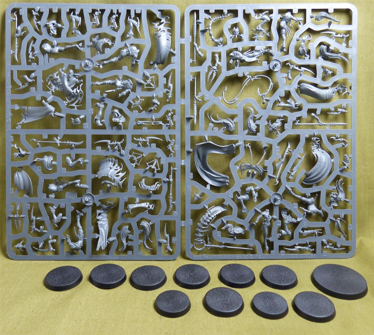 Khainite Shadowstalkers complete Sprues - Daughters of Khaine - Warhammer AoS #1CW