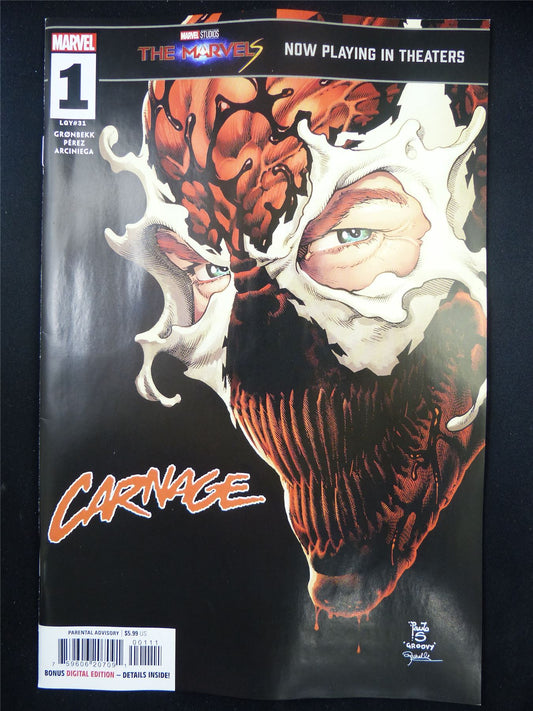 CARNAGE #1 - Jan 2024 Marvel Comic #YE