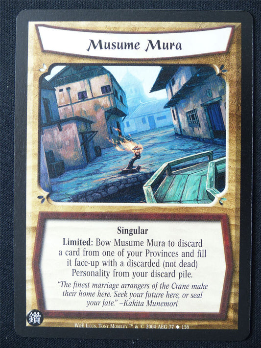 Musume Mura - WoE - Legend of the Five Rings L5R Card #U5