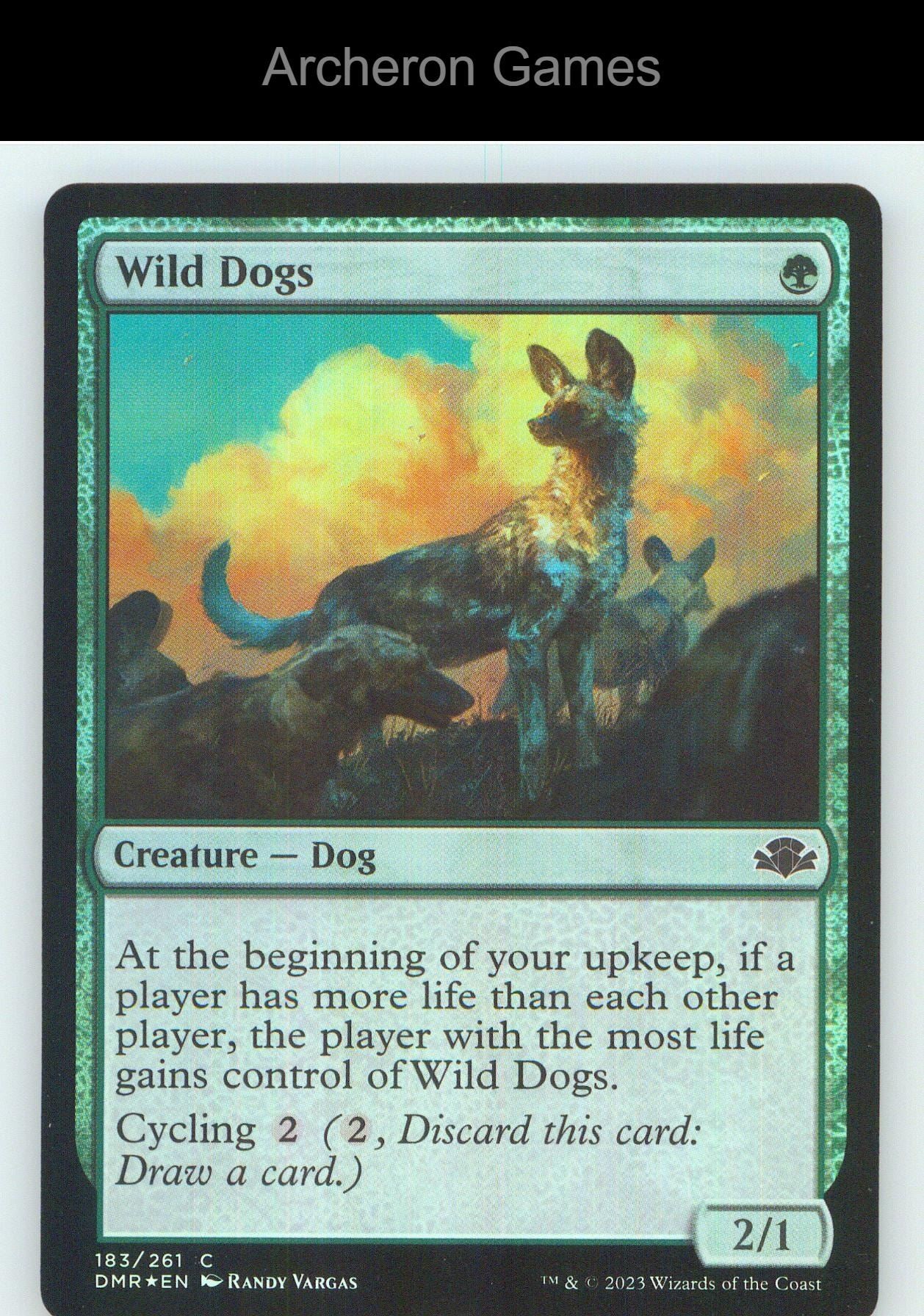 Wild Dogs DMR 183 C MTG Card NM/EX+ Foil