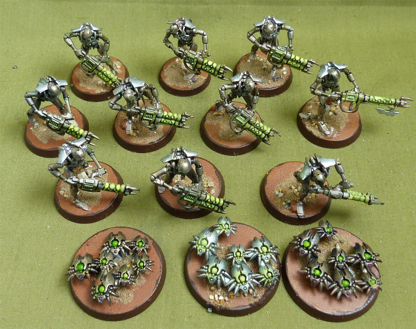 Necron Warriors painted - Necrons - Warhammer 40K #407