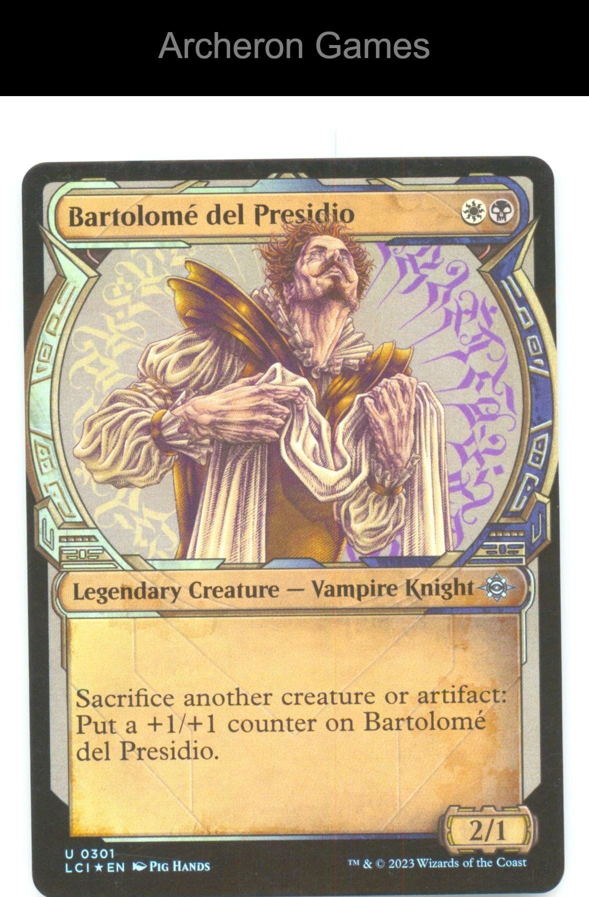 Bartolome del Presidio (Showcase) LCI 301 MTG Card Ixalan Foil