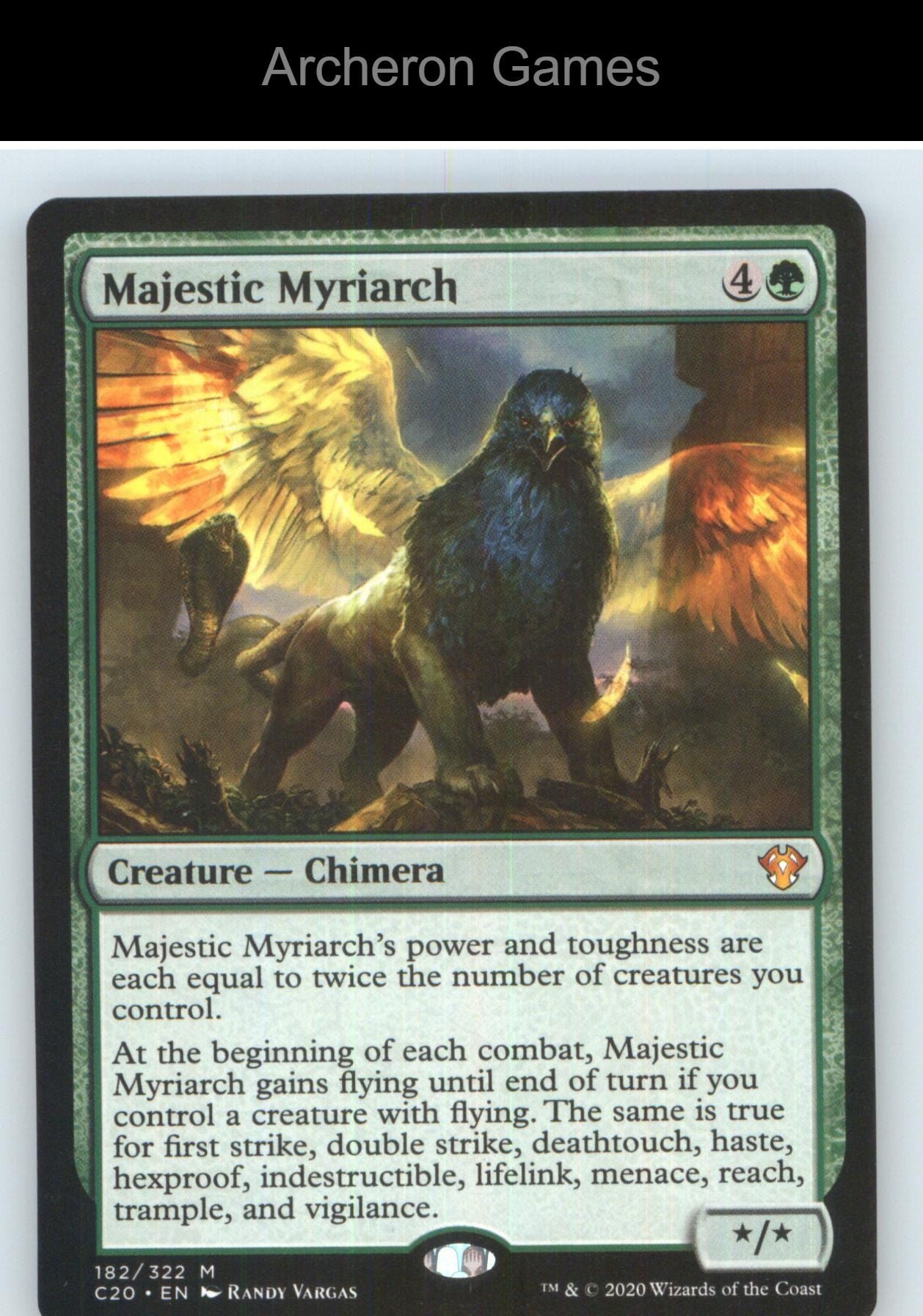Majestic Myriarch C20 182 Mythic MTG Card NM/EX+
