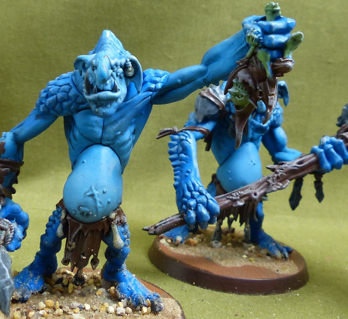 Rockgut Troggoths painted - Gloomspite Gitz - Warhammer AoS #40M