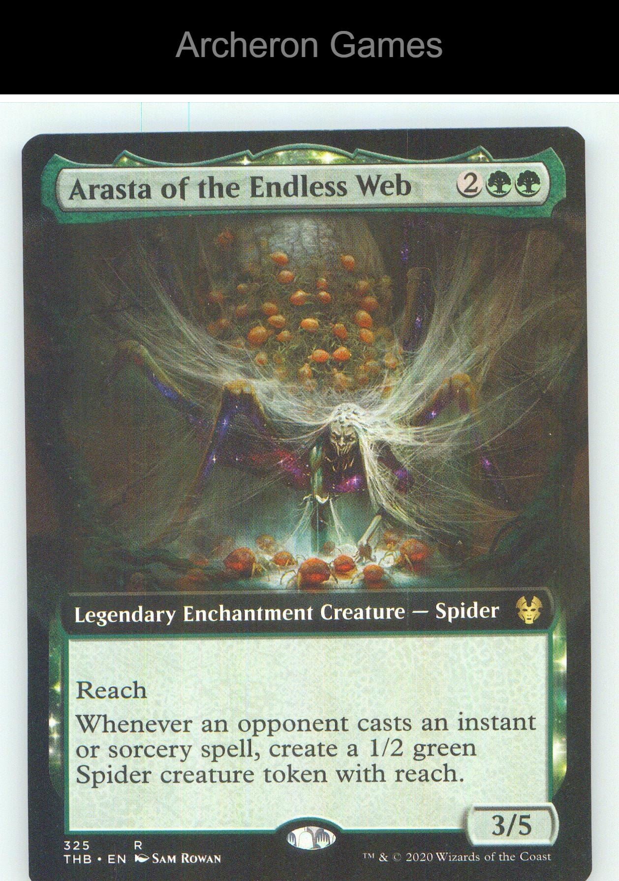 Arasta of the Endless Web (Extended Art) THB 325 R MTG Card NM/EX+