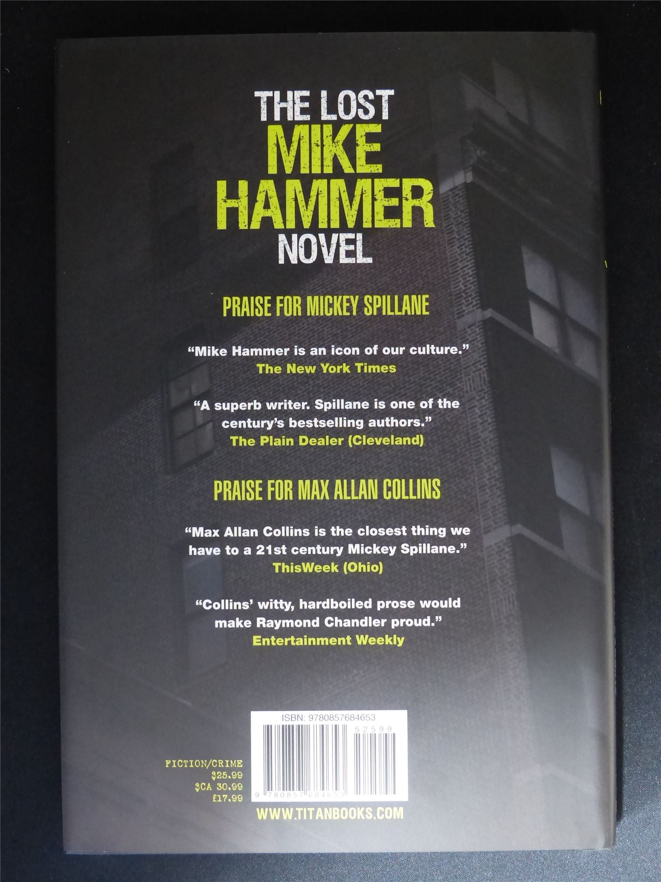 Lady Go Die! - Titan Novel Book Hardback #A6