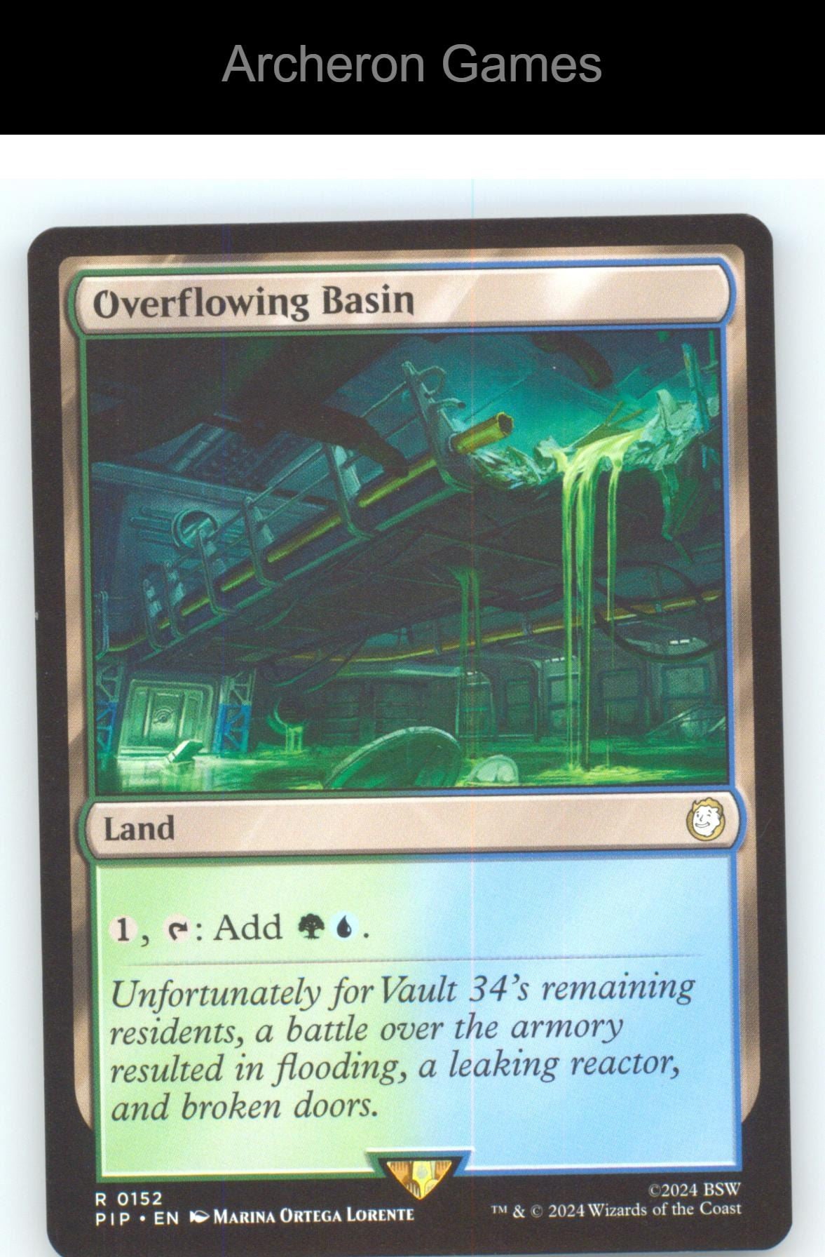 Overflowing Basin PIP 152 R MTG Card NM/EX+