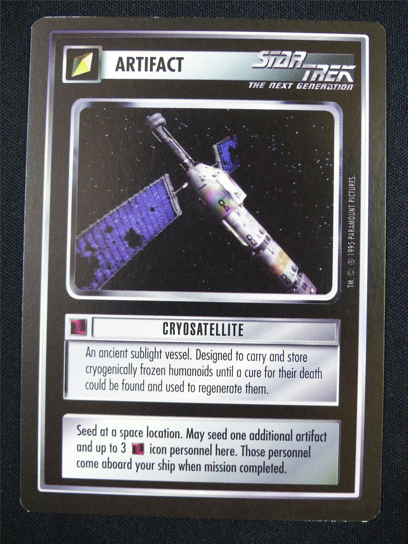 Cryosatellite - The Next Generation - Star Trek Card #199