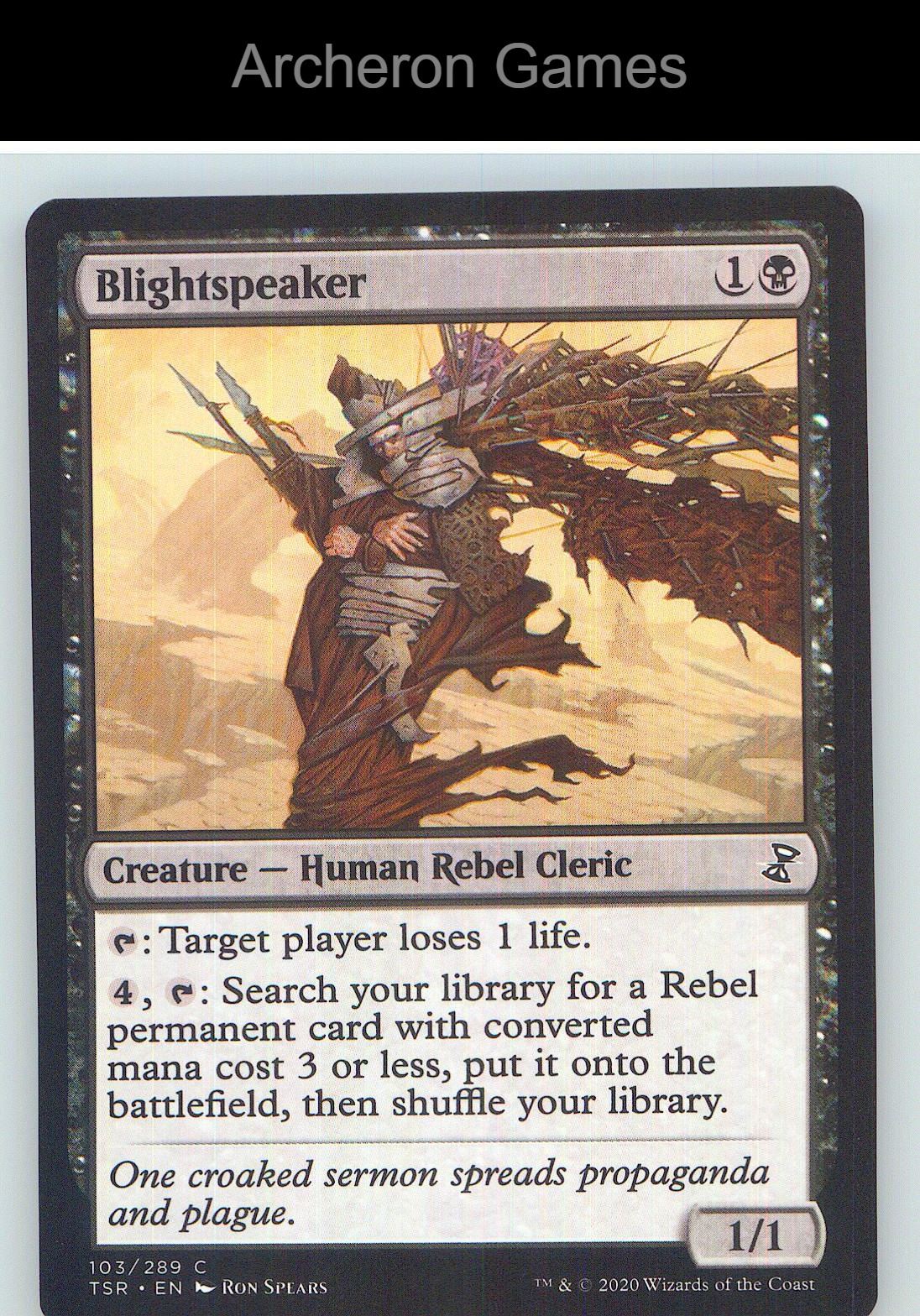 Blightspeaker TSR 103 C MTG Card NM/EX+