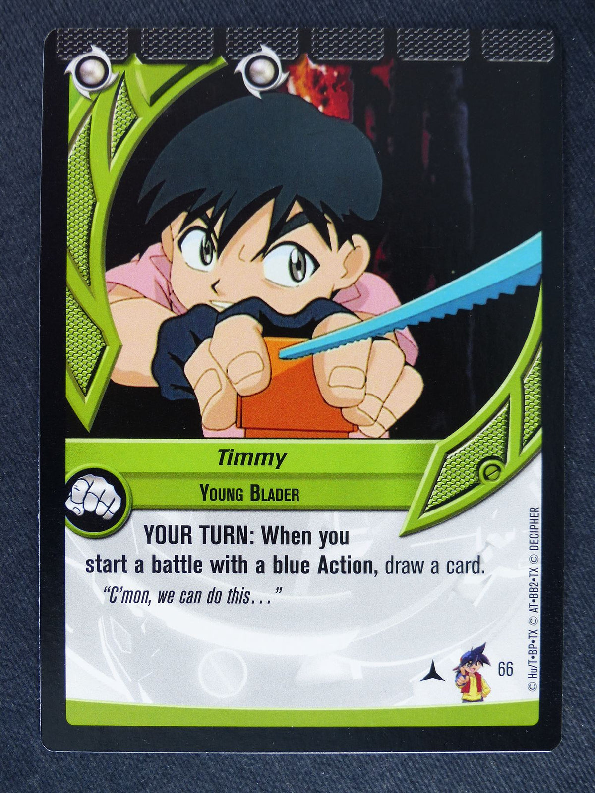 Timmy 66 - Beyblade Cards #WZ