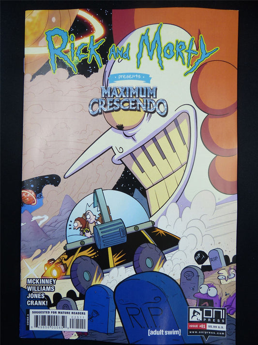 RICK and Morty presents Maximum Crescendo #1 - Jan 2024 Oni Press Comic #2OW