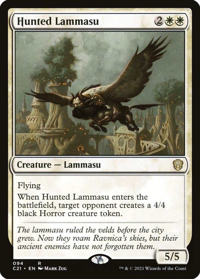 Mtg: C21 : Hunted Lammasu - - NM
