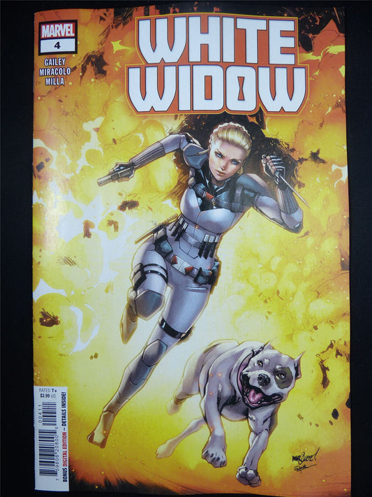 WHITE Widow #4 - Apr 2024 Marvel Comic #3AX