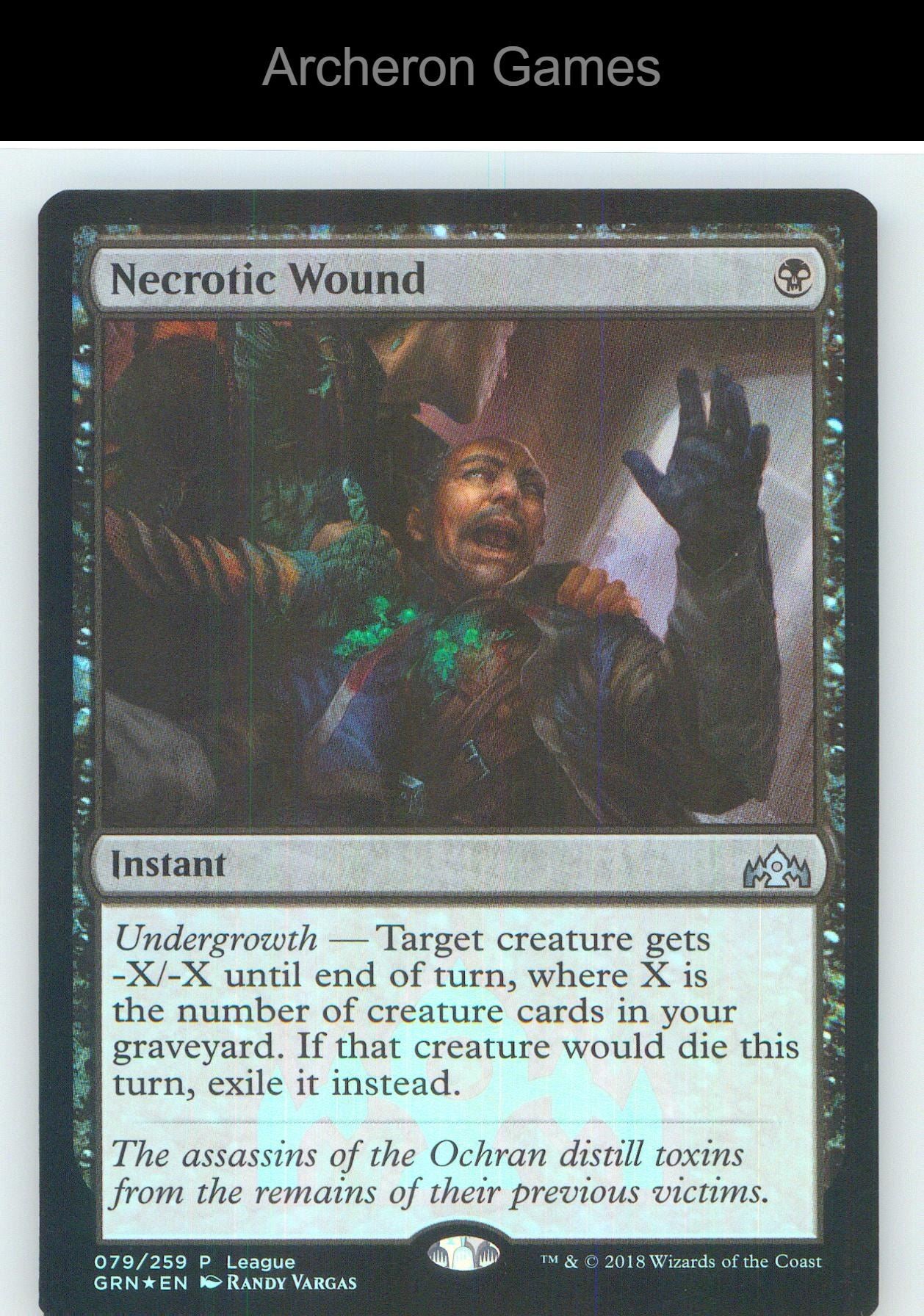 Necrotic Wound GRN 79 UC MTG Card NM/EX+ Foil