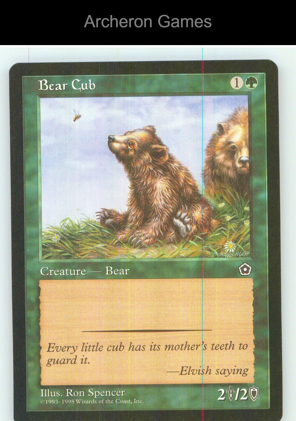 Bear Cub PLST C MTG Card NM/EX+
