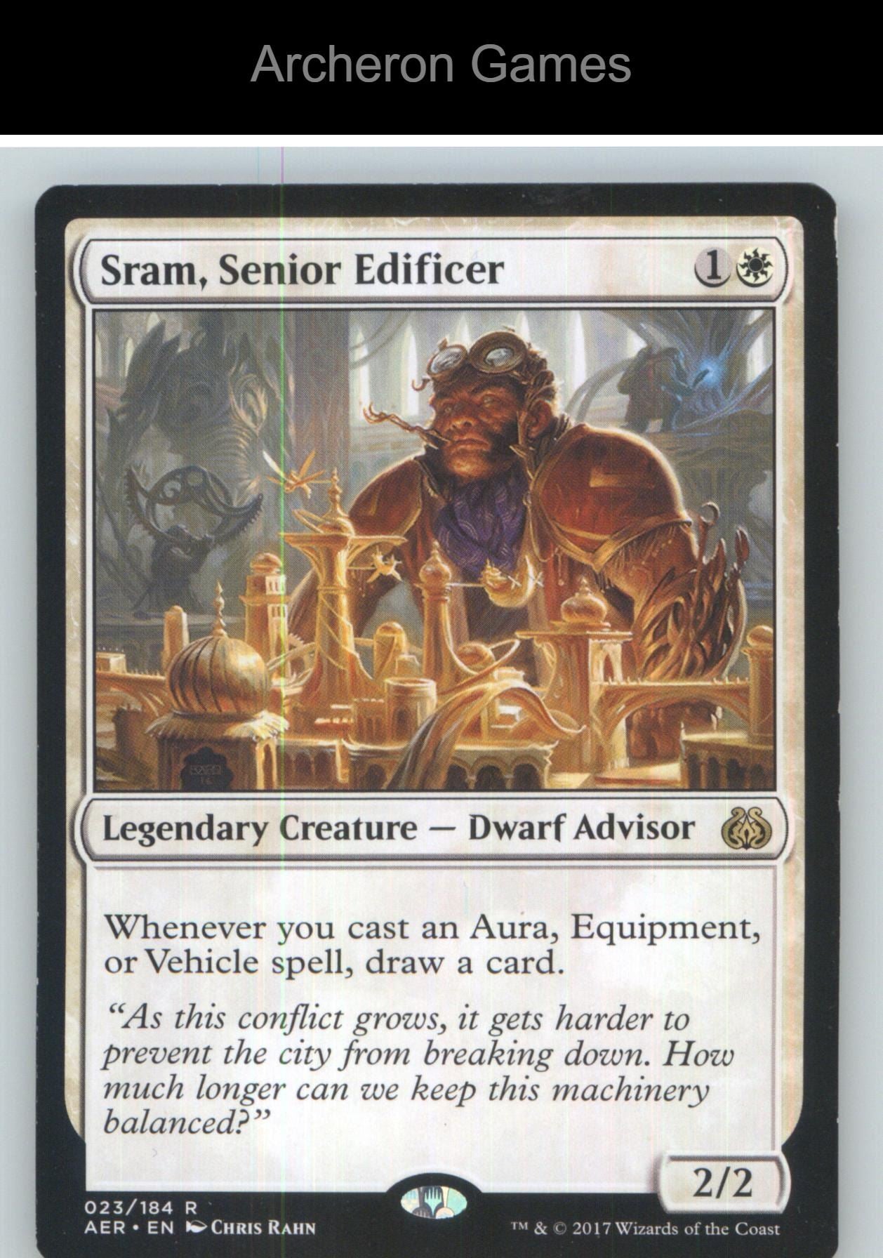Sram, Senior Edificer AER 23 R MTG Card NM/EX+