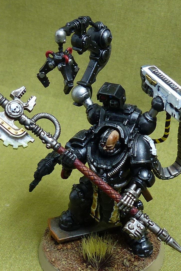 Iron Father Feirros painted - Iron Hands - Warhammer Horus Heresy #1HK