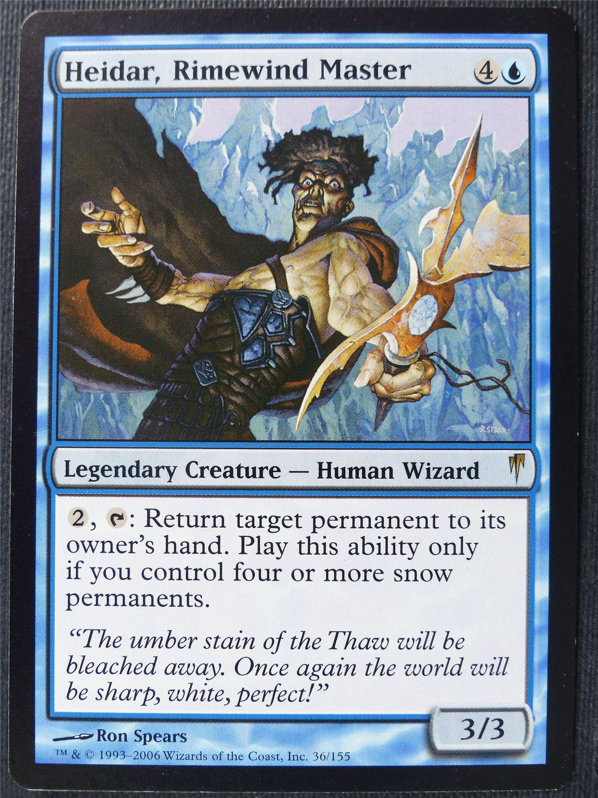 Heidar Rimewind Master - Mtg Card #22F