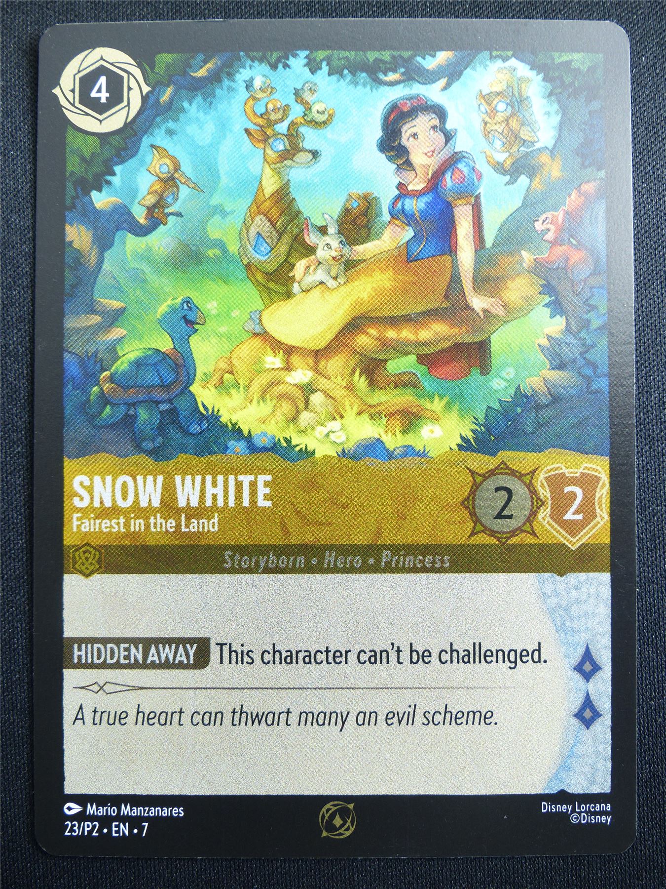 Snow White Fairest in the Land 23/P2 Foil - Lorcana Card #4FF
