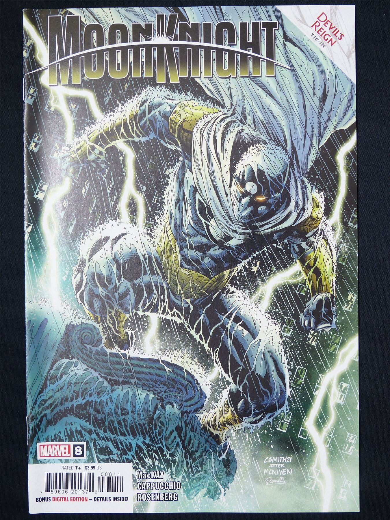 MOON Knight #8 - B&B Marvel Comic #7Y2