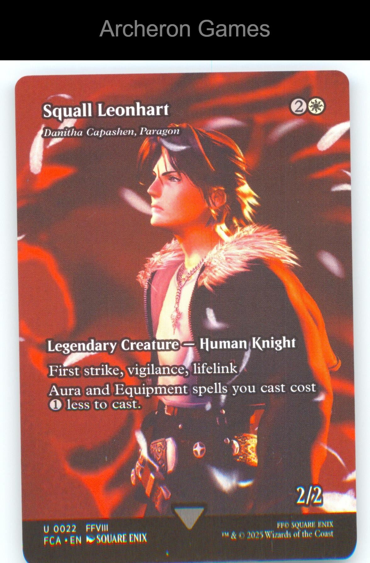 Squall Leonhart - Danitha Capashen, Paragon (Showcase) FCA 22 UC MTG Card NM/EX+