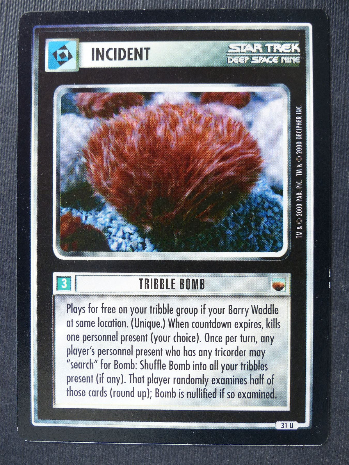 Tribble Bomb - DS9 - Star Trek Card #4U1