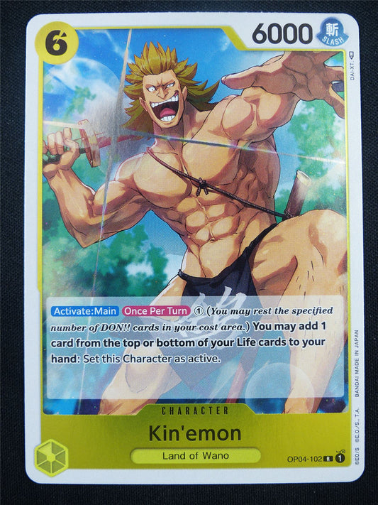 Kin'emon OP04-102 R - One Piece Card #1VK