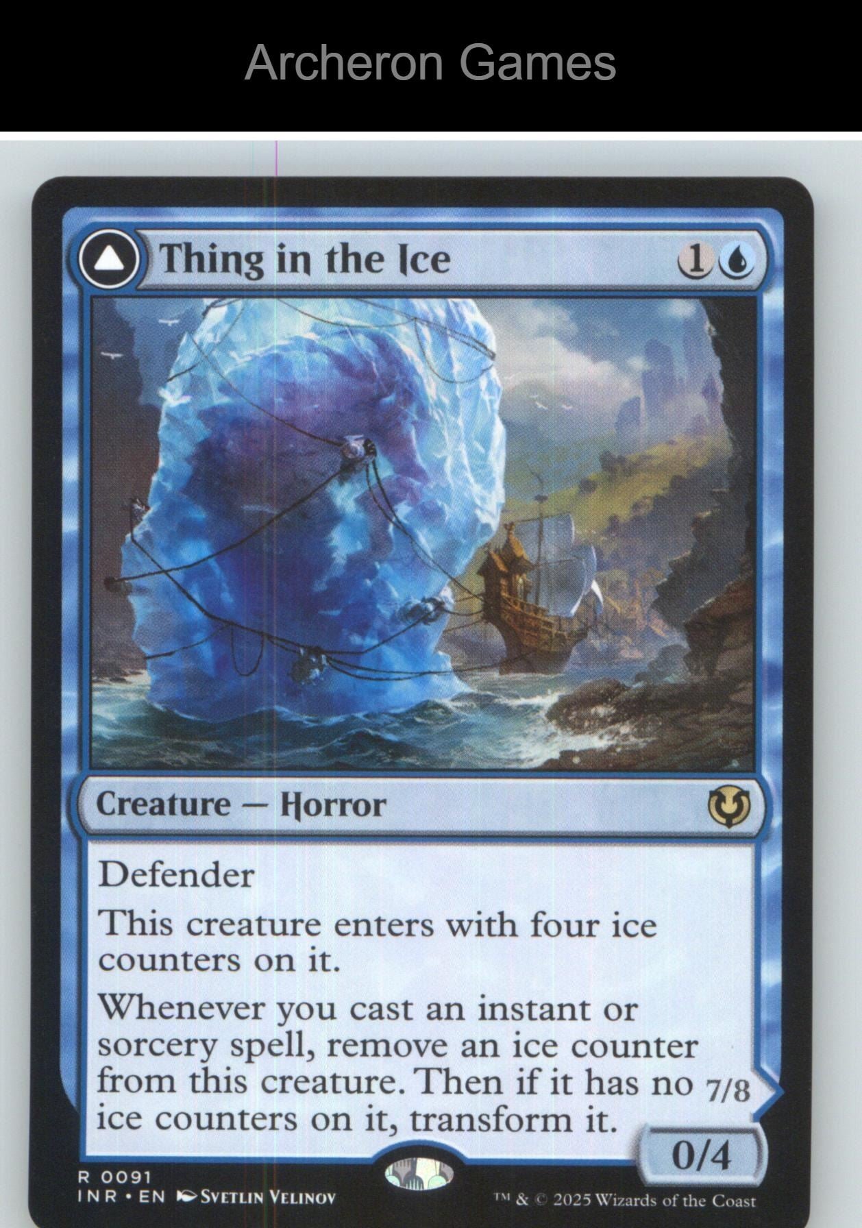 Thing in the Ice INR 91 R MTG Card NM/EX+