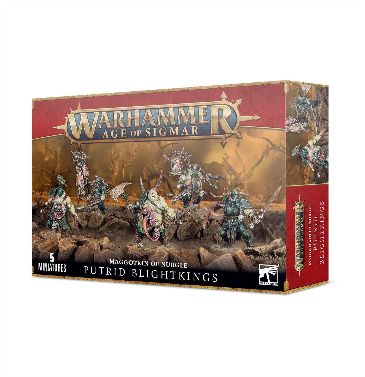 Putrid Blightkings - Maggotkin Of Nurgle - Age Of Sigmar #1NF
