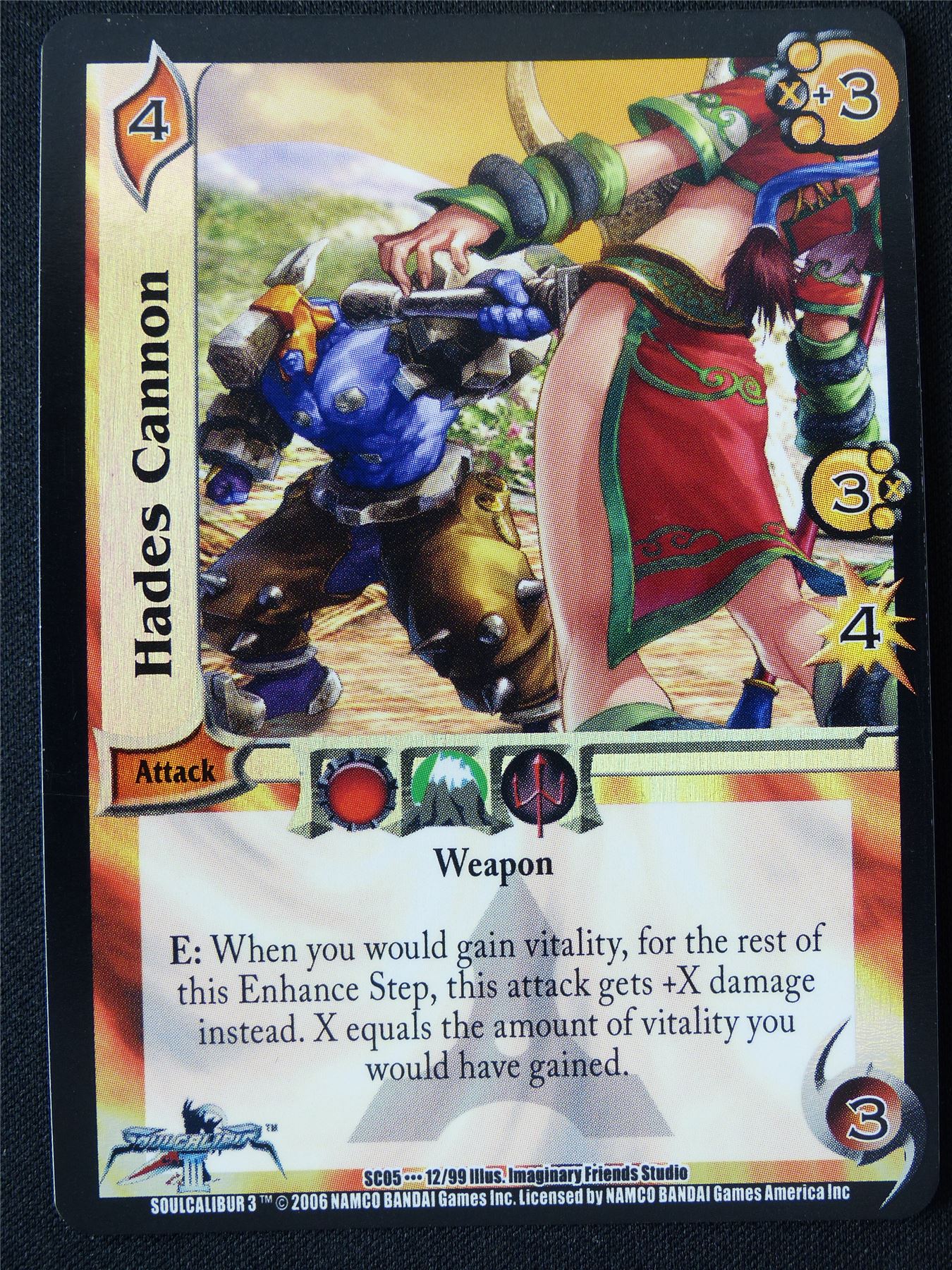 Hades Cannon Foil SC05 12/99 - UFS Card #2HO